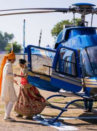 Wedding Helicopter